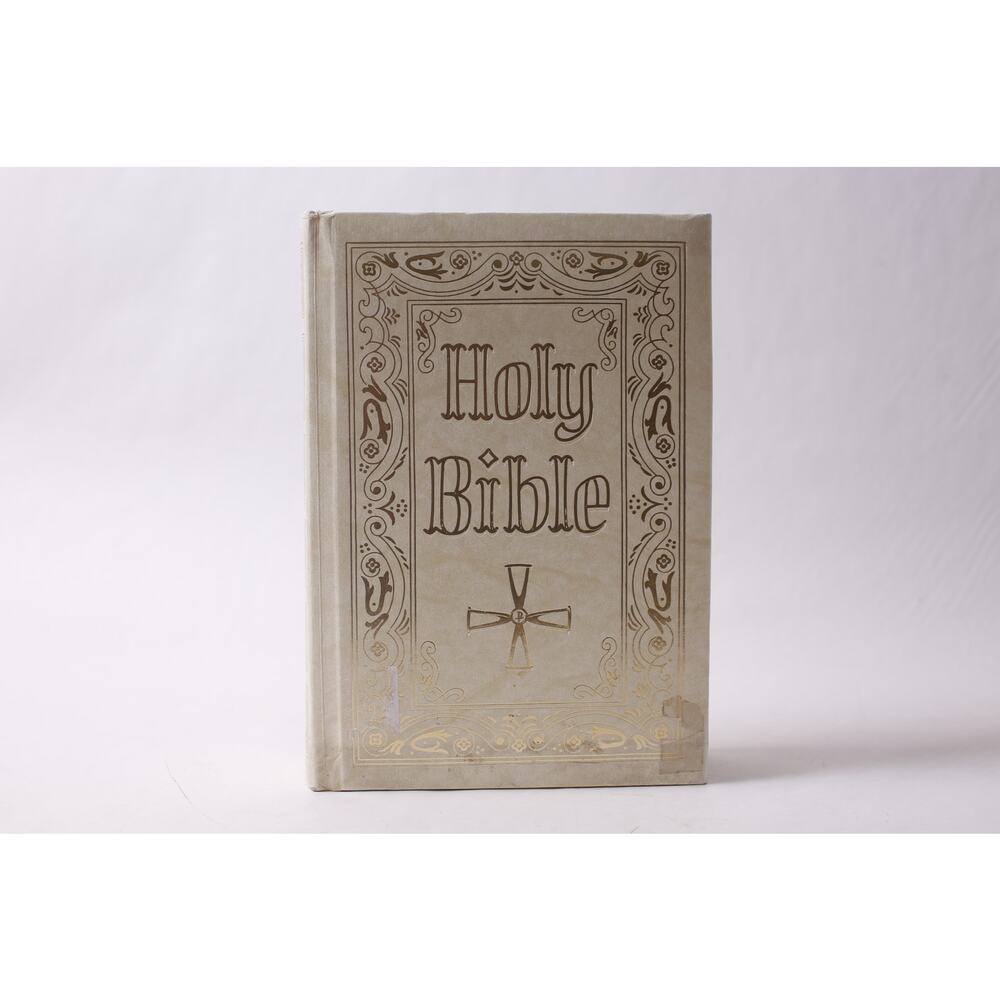 St Joseph New American Bible Fine Art Edition Illustrated Family Bible 60s LARG